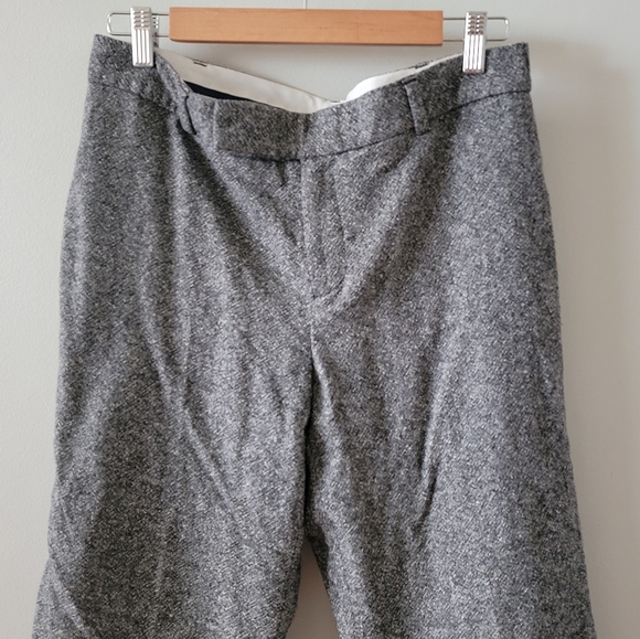 Gap Cropped Wide Leg Trouser Black & White Marl - Picture 4 of 4